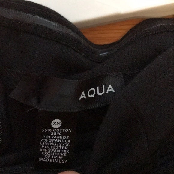 Aqua feather bottomed strapless dress - Picture 4 of 4